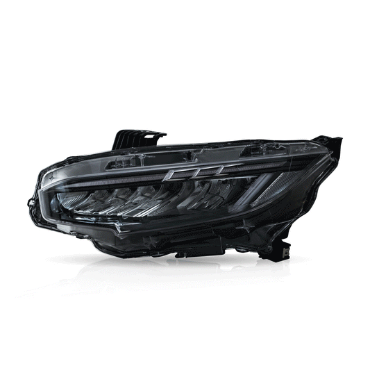 VLAND LED Reflection Bowl  Headlights For Honda Civic 2016-2021