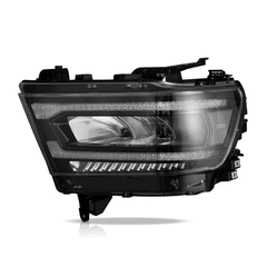 VLAND LED Reflection Bowl Headlights For Dodge RAM 1500 2019-2024