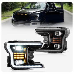 VLAND  LED Headlight+Taillight kit For Ford F150 2018-2020