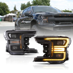 VLAND For Ford F150 2018-2020 LED Headlight+Taillights kit