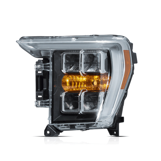 VLAND LED Reflection Bowl Headlights For 14th Gen 2021-2024 Ford F150
