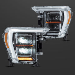 VLAND LED Matrix Projector Headlights 2021-2024 For Ford F150 Assembly