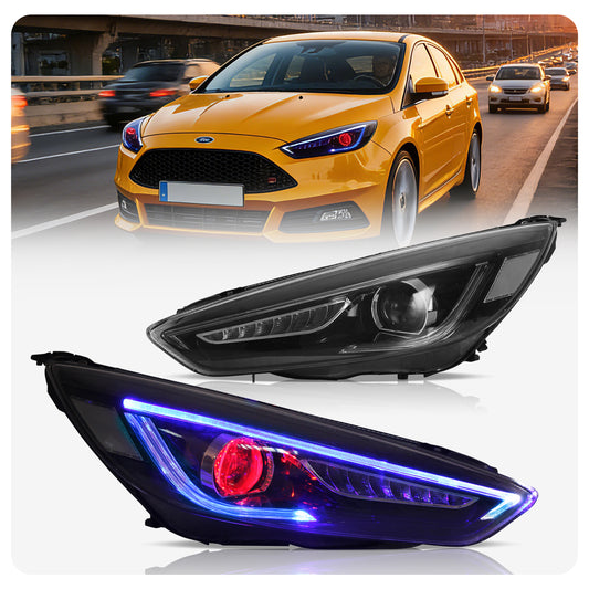 VLAND LED Headlights for 2015-2019 Ford Focus Mk III Facelift (mk 3.5)