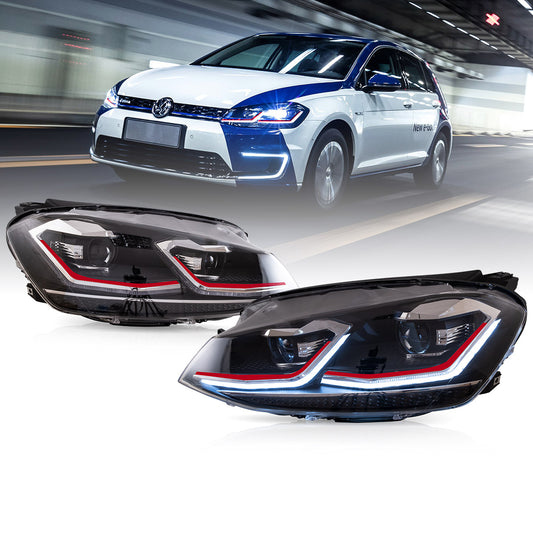 VLAND Projector Headlights 2015-2017 For Volkswagen Golf MK7 Headlamps Assembly