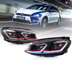 VLAND Projector Headlights 2015-2017 For Volkswagen Golf MK7 Headlamps Assembly