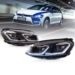 VLAND Projector Headlights 2015-2017 For Volkswagen Golf MK7 Headlamps Assembly