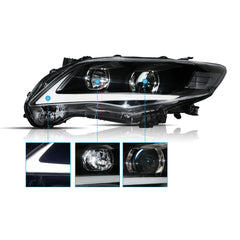 VLAND LED Headlights 2011-2013 For Toyota Corolla (E140/E150) Projector Aftermarket Front Lights