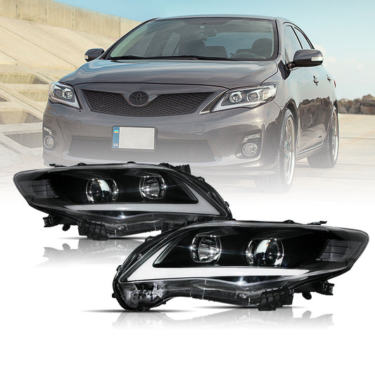 VLAND LED Headlights 2011-2013 For Toyota Corolla (E140/E150) Projector Aftermarket Front Lights