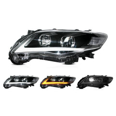 VLAND LED Headlights 2011-2013 For Toyota Corolla (E140/E150) Projector Aftermarket Front Lights