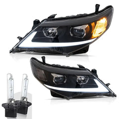 VLAND Projector Headlights 2012-2014 For Toyota Camry Sedan Front Lamps