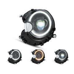 VLAND LED Headlights For 2007-2013 Mini Cooper 2th Gen(R55 R56 R57 R58 R59) With Sequential Indicators