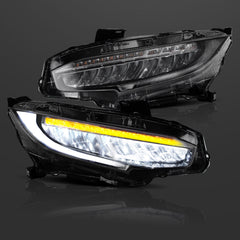 VLAND LED Headlights 2016-2021 For Honda Civic Sedan Hatchback Coupe