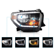 VLAND LED Headlight and Taillight Kit For Toyota Tundra 2014-2021
