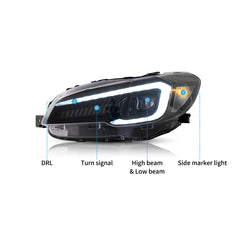 VLAND Full LED Headlights for Subaru WRX 2015-2021