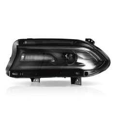 VLAND LED Projector Headlights 2015-2023 For Dodge Charger Dual Beam