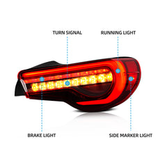 VLAND LED Tail Lights for Toyota 86 2012-2020 & Subaru BRZ 2012-2020 & Scion FR-S 2012-2020
