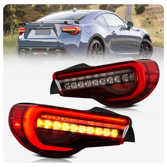 VLAND LED Tail Lights for Toyota 86 2012-2020 & Subaru BRZ 2012-2020 & Scion FR-S 2012-2020