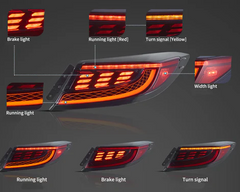 VLAND LED Taillights 2021-2026 For Toyota 86 & Subaru BRZ With LED Dynamic Welcome Lighting