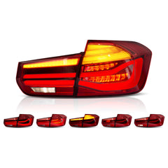 VLAND LED Tail Lights For 2012-2019 BMW 3 Series F30 With Sequential Amber Turn Signal