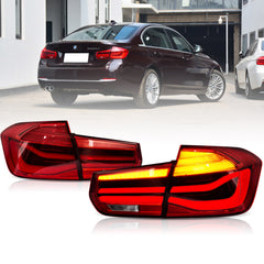 VLAND LED Tail Lights For 2012-2019 BMW 3 Series F30 With Sequential Amber Turn Signal