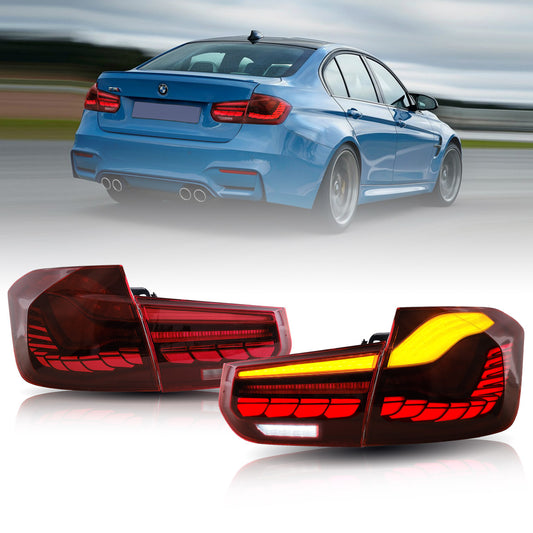 VLAND LED Tail Lights For 2012-2019 BMW 3-Series F30 F35 F80 with Sequential turn signal