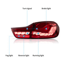 VLAND OLED Tail Lights 2014-2020 For BMW 4-Series M4 GTS F32 F82 Rear Lamps