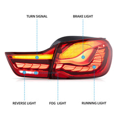 VLAND OLED Tail Lights 14-20 For BMW 4 Series/ M4 Rear Lamps