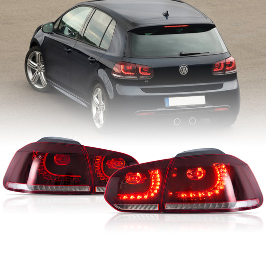 VLAND LED Tail Lights For 2008-2013 Volkswagen Golf 6 MK6