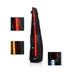 VLAND LED Tail Lights For 2007-2014 GMC Yukon Chevrolet Tahoe Suburban With Start-up Animation