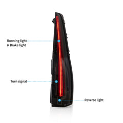 VLAND LED Tail Lights For 2007-2014 GMC Yukon Chevrolet Tahoe Suburban With Start-up Animation