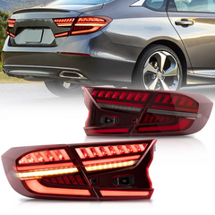 VLAND LED Tail Lights 2018-2022 For Honda Accord Sedan Rear Lights Assembly With Sequential Indicators