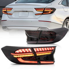 VLAND LED Tail Lights 2018-2022 For Honda Accord Sedan Rear Lights Assembly With Sequential Indicators