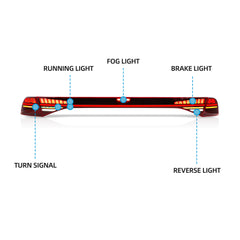 VLAND For Honda Accord Tail Lights Full LED With Start Up Animation 2023-2025