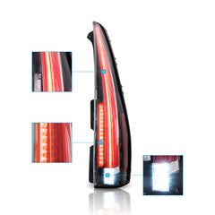 VLAND LED Tail Lights For Cadillac Escalade / ESV 2007-2014 with Sequential Turn Signal