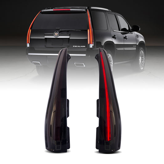 VLAND LED Tail Lights For Cadillac Escalade / ESV 2007-2014 with Sequential Turn Signal