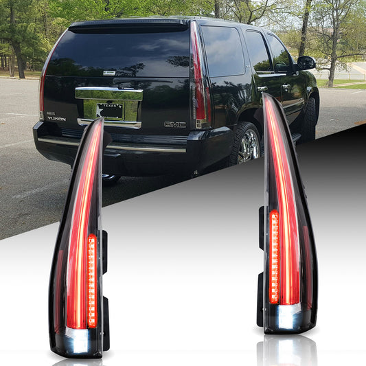 VLAND LED Tail Lights For Cadillac Escalade / ESV 2007-2014 with Sequential Turn Signal