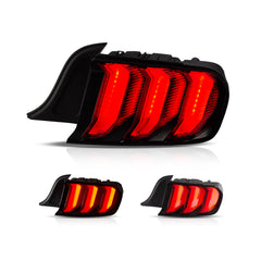 VLAND LED Tail Lights 2015-2023 For Ford Mustang S550 with 5 models Turn Signal