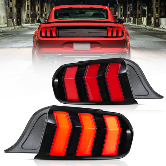 VLAND LED Taillights For 2015-2023 Ford Mustang S550 with 5 Modes turn signal