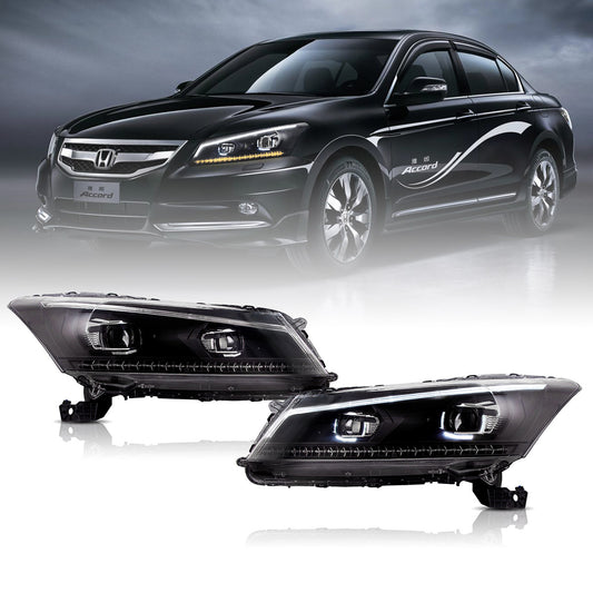VLAND LED Headlights For 2008-2012 Honda Accord Sedan US Type